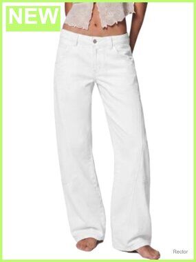 Low Rise Barrel Jeans Baggy Wide Leg Deconstructed Seam Denim Pants
